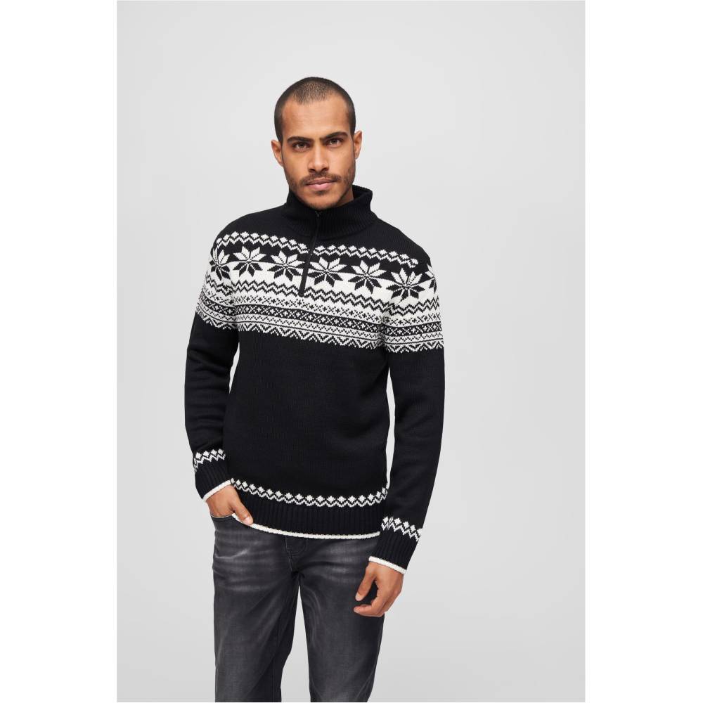 Brandit - Troyer Norweger Chandail - Noir